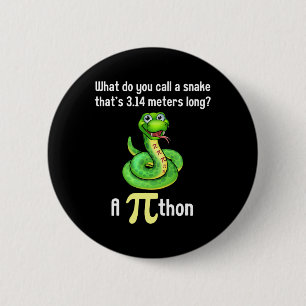 Funny Pi Day Puns Pithon Math Teacher Jokes Women 6 Cm Round Badge