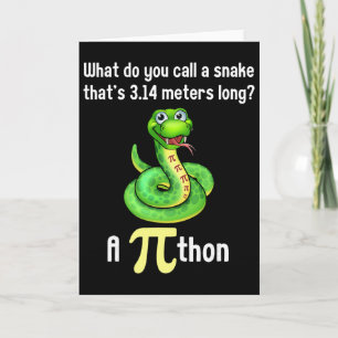 Funny Pi Day Puns Pithon Math Teacher Jokes Women  Card