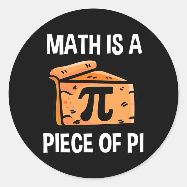 Funny Pi Day Shirts5  Classic Round Sticker (Front)