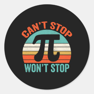 Funny Pi Day Shirts7  Classic Round Sticker