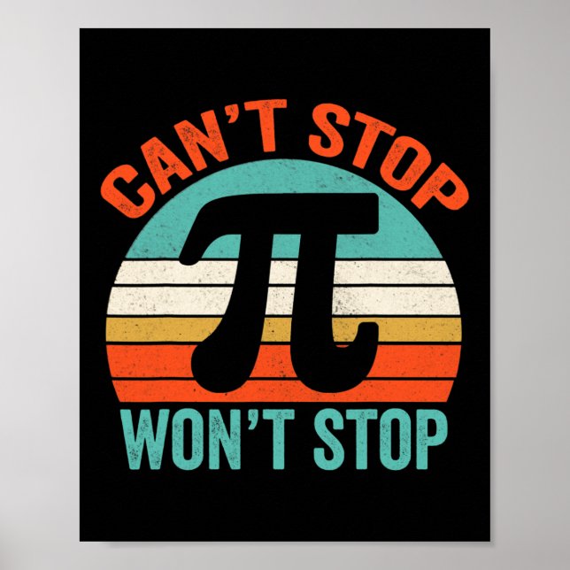 Funny Pi Day Shirts7  Poster (Front)