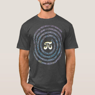 Funny Pi Day Spiral Pi Math  For Pi Day 314 T-Shirt