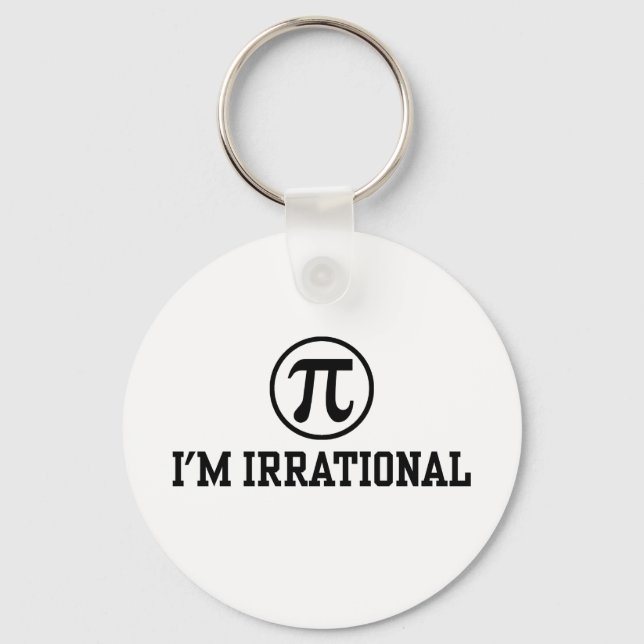 Funny Pi Key Ring (Front)