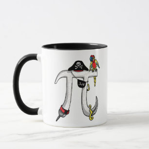 Funny Pi rate Pi Day Humour Mug