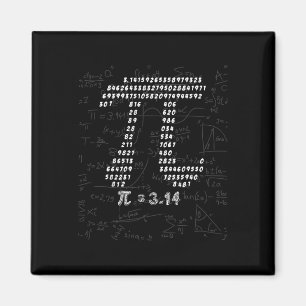Funny Pi Symbol Design For March 14th Pi Day 3.14 Magnet
