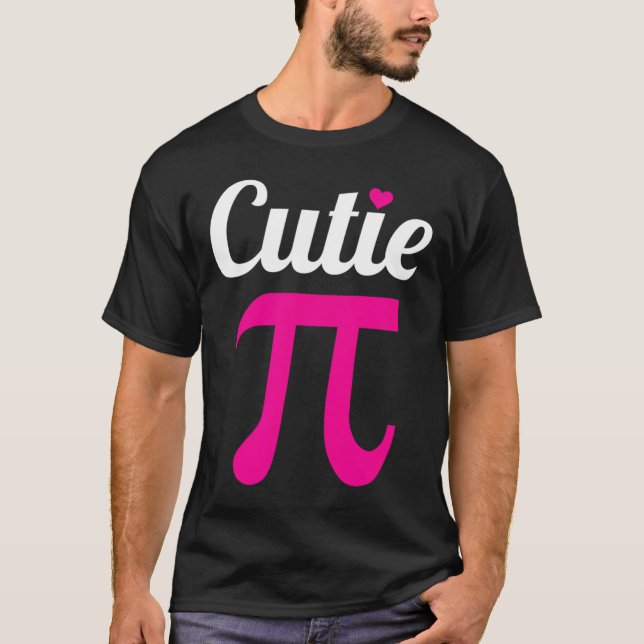 Funny Pi Symbol Shirt Cutie Pi National Pi Day Gif (Front)