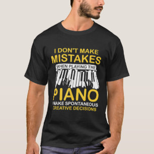 Funny Pianist Musician Keyboards Music Piano 1 T-Shirt