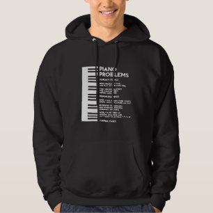 Funny Pianist Piano Player Birthday Gift Piano Pro Hoodie