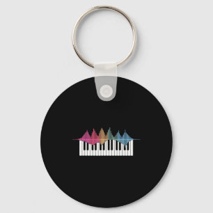 Funny Piano Design For Men Women Kids Pianist Pian Key Ring