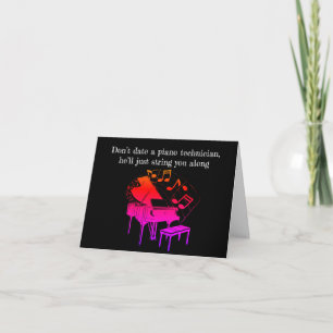 Funny Piano Joke Birthday Card