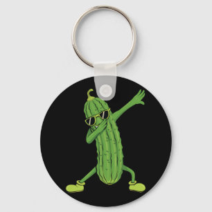Funny Pickle Cucumber Gifts By Silentsoularts Dabb Key Ring