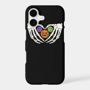 Funny Pickle Halloween Skeleton Hands Heart Pumpki