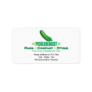 Funny Pickle Label
