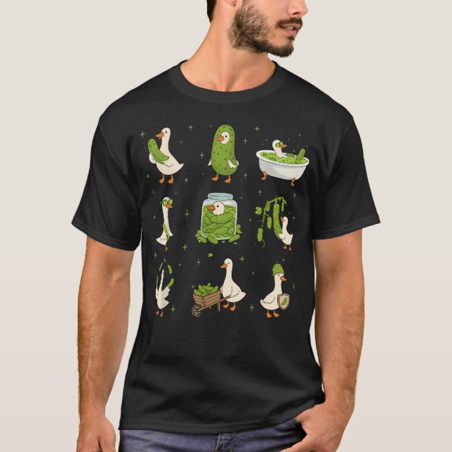 Funny Pickle Lover Silly T-Shirt (Front)