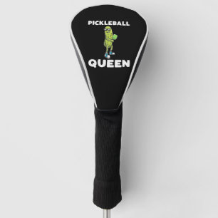 Funny Pickle Lovers Dill Pickleball Player     Golf Head Cover