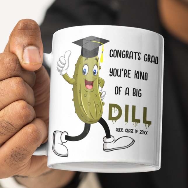 Funny Pickle Personalised Graduation Gift 2025 Coffee Mug (Creator Uploaded)