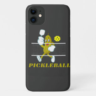 Funny Pickle Playing Pickleball iPhone 11 Case