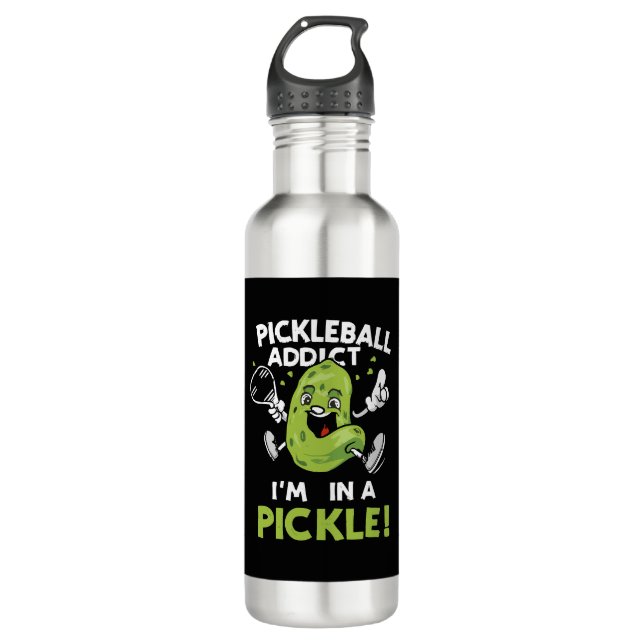 Funny-Pickleball 710 Ml Water Bottle (Front)