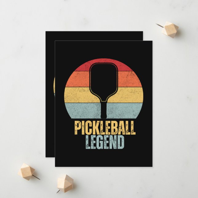 Funny Pickleball Announcement (Front/Back In Situ)