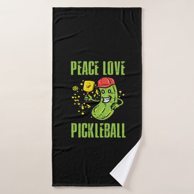 Funny Pickleball Bath Towel (Bath Towel)