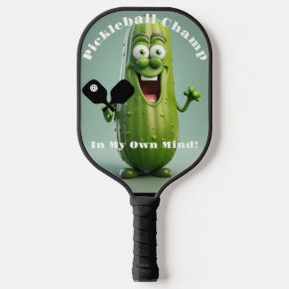 Funny Pickleball Champ Pickleball Paddle