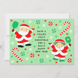 Funny Pickleball Christmas Cards