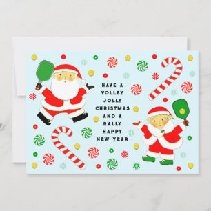 Funny Pickleball Christmas Cards