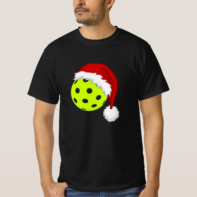 Funny Pickleball Christmas T-Shirt (Front)