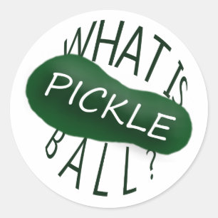 Funny Pickleball Classic Round Sticker