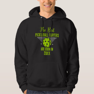 Funny Pickleball Custom Name Birthday Birth Date Hoodie