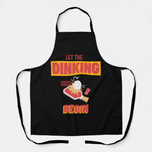 Funny Pickleball design Apron