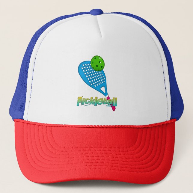 Funny Pickleball Game  Trucker Hat (Front)
