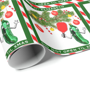 Funny Pickleball Gift Wrapping Paper