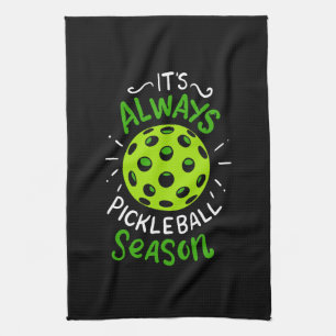Funny Pickleball Gifts Tea Towel