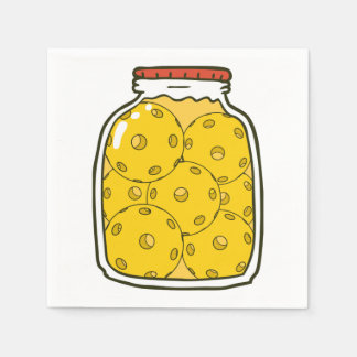 Funny Pickleball Jar Napkin