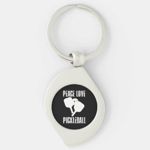 Funny Pickleball   Key Ring