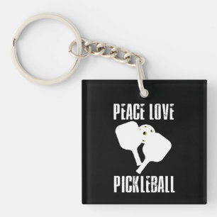 Funny Pickleball  Key Ring