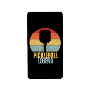 Funny Pickleball Label