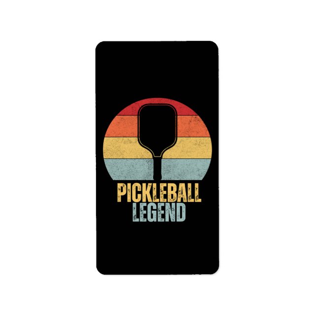 Funny Pickleball Label (Front)