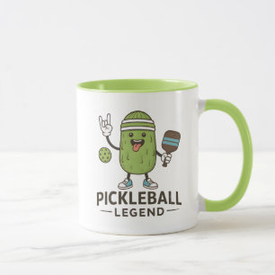 Funny Pickleball Legend Character Cute Colorful Mug