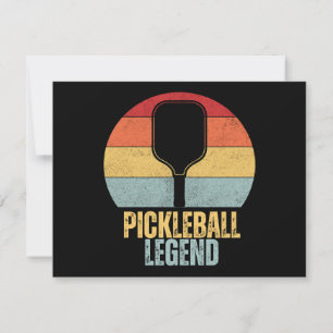 Funny Pickleball Legend Invitation