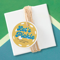 Funny Pickleball Let's Pickle Personalised Text
