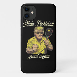 Funny Pickleball Lovers Graphics Pickle Ball iPhone 11 Case