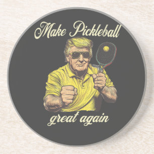 Funny Pickleball Lovers Graphics Pickle Ball Coaster