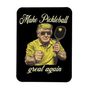 Funny Pickleball Lovers Graphics Pickle Ball Magnet
