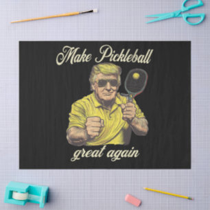 Funny Pickleball Lovers Graphics Pickle Ball Tissue Paper