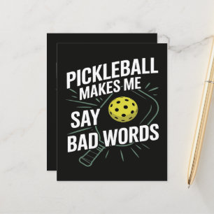 Funny Pickleball Makes Me Say Bad Words