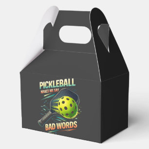 Funny Pickleball Makes Me Say Bad Words Player Favour Box