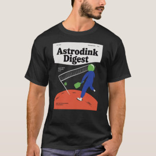 Funny Pickleball Martian Matches Poster T-Shirt