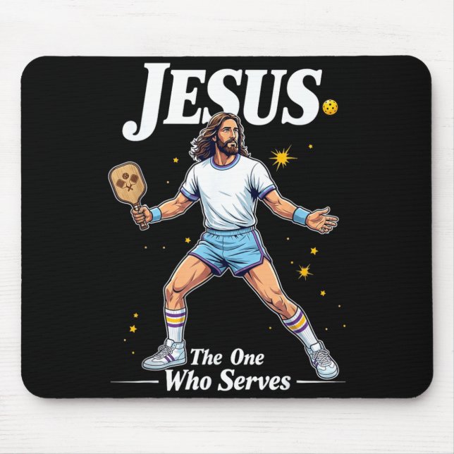 Funny Pickleball Mouse Pad (Front)